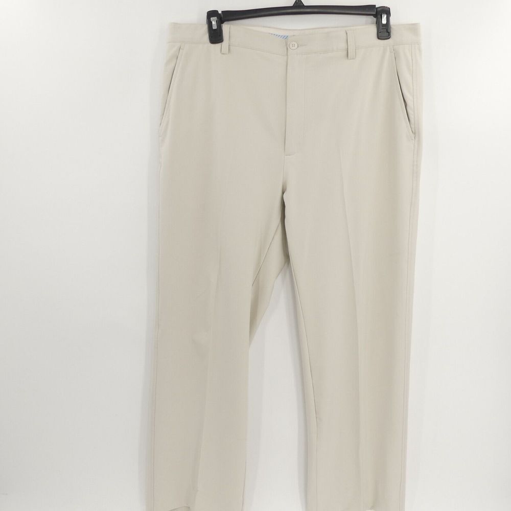 FootJoy Golf Pants Flat Front Stone Beige Men's 38x30